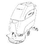 Manual 5300T Automatic Scrubber